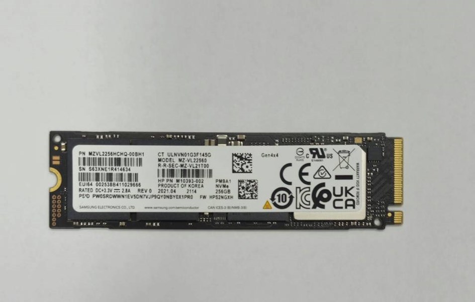 SSD M.2 2280 SAMSUNG MZVL2256HCHQ 256GB
