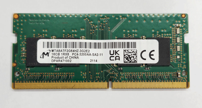 RAM NOTEBOOK MICRON DDR4 3200 8GB