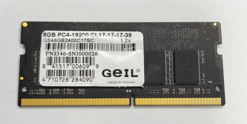 RAM NOTEBOOK GEIL DDR4 2400 8GB