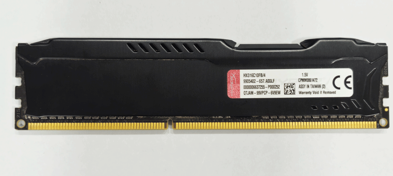 RAM KINGSTON HYPER X FURY DDR3 1600 4GB