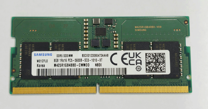 RAM SAMSUNG NOTEBOOK 5600MHz PC5 8GB 