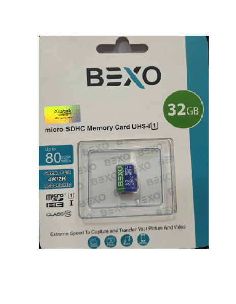 MEMORY CARD BEXO MICROSD 533X 32GB