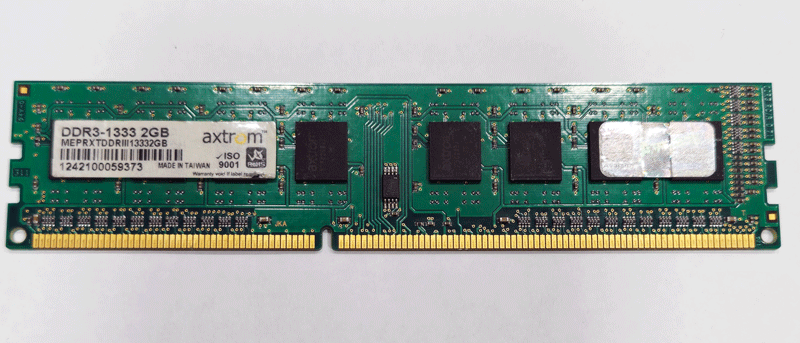رم اکستروم DDR3 1333 ظرفیت 2 گیگابایت کارکرده